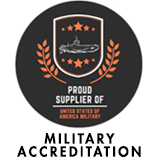 Proud Supplier of the United States of America Military