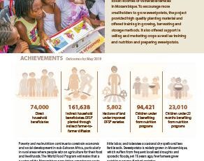Viable sweetpotato technologies in Africa - Mozambique (VISTA). Project profile.