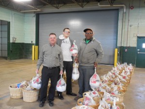 Employees Ed McCrossan, Jesse Slawinski, and Mark Jackson