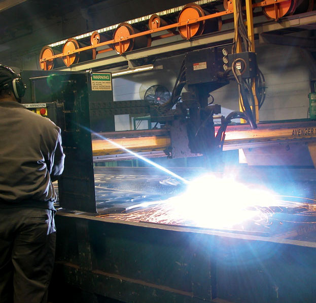 plasma cutting